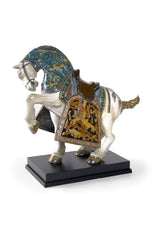 Oriental Horse Sculpture, Glazed - Limited Edition